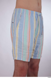 Tony casual dressed hips striped shorts thigh 0008.jpg